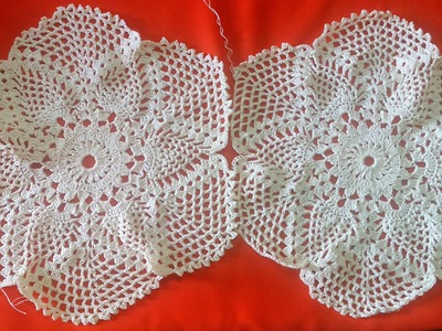 Vintage Pineapple Doily Joining