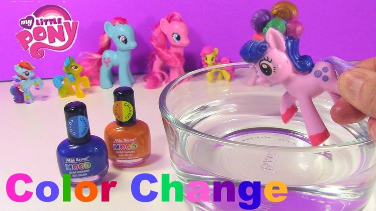 Color Change My Little Pony DIY Nail Polish Craft