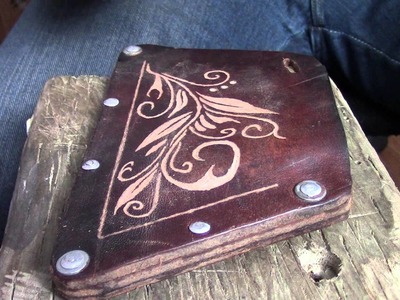 Custom Leather Engraving - Axe sheath EASY DIY