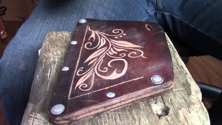 Custom Leather Engraving - Axe sheath EASY DIY