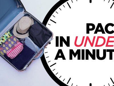 D.I.Y #Packing | HOW TO PACK IN LESS THAN A MINUTE | StyleIndi | Indi In The City