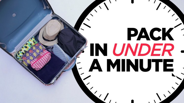 D.I.Y #Packing | HOW TO PACK IN LESS THAN A MINUTE | StyleIndi | Indi In The City