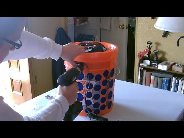 DIY Air Filter! - The "5 Gallon Bucket" Air Filter! - Homemade Air Purifier - Can be Solar Powered!