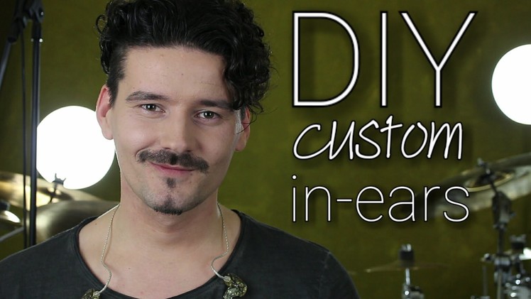 DIY custom in ear monitors - how to build custom in ears - uv resin - english subtitles