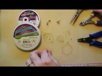 DIY Episode 2: Use Gold Colored Pro Econoflex™ Beading Wire to Make Earrings