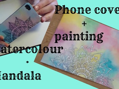 DIY Mandala|Watercolour·Phone Cover·Painting