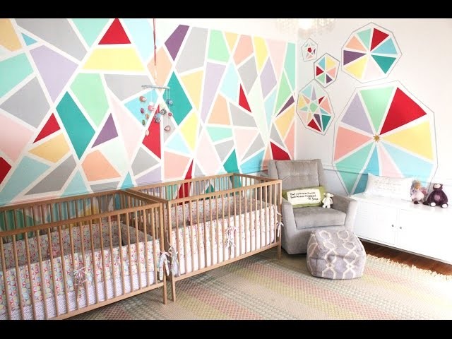 DIY- Modern Mosaic Baby Room