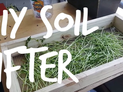 DIY Soil Sifter for Microgreens