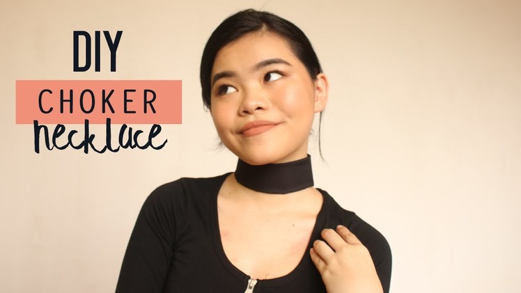 DIY : Thick Choker Necklace