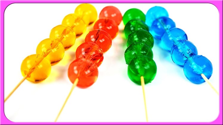 How to Make Rainbow Colours Skewered Pudding Jelly Cooking Recipe DIY