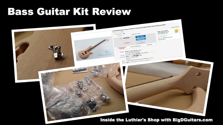Review of DIY Bass Guitar Kit from Albatross Guitars - Inside the Luthier's shop