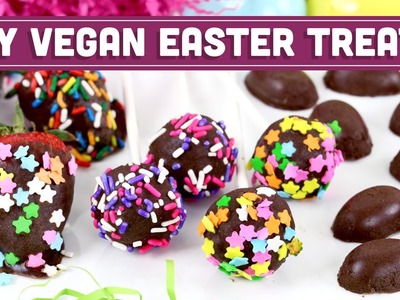 Vegan Reese's Eggs + Truffle Pops! | DIY Chocolate Easter Treats - Mind Over Munch