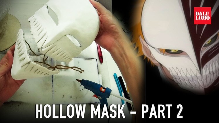 #117.2: Hollow Mask Part 2 - Teeth & Plaster | Bleach Ichigo | Costume Prop How To | Dali DIY