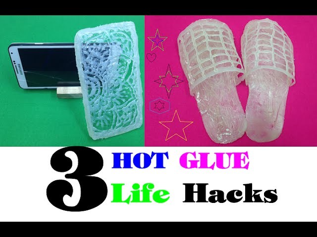 3 amazing things can be made with a hot glue gun - 3 fantastic things Life hacks