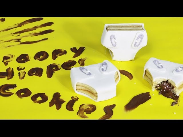 BABY DIAPER COOKIES | How to Make Surprise Inside Baby Shower Cookies