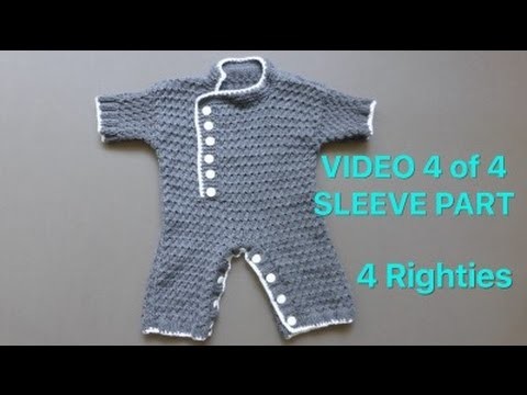 BABY JUMPER - Video 4.4 - SLEEVES & Finishing it up (4 Righties)