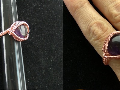 Cabochon Wire Wrapped Sized Ring Tutorial