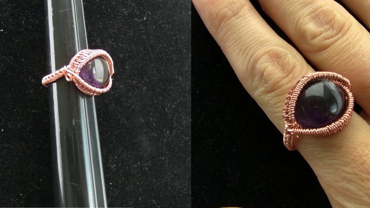 Cabochon Wire Wrapped Sized Ring Tutorial