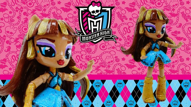 CLEO DE NILE New Custom Monster High Doll From My Little Pony Equestria GirlS Tutorial