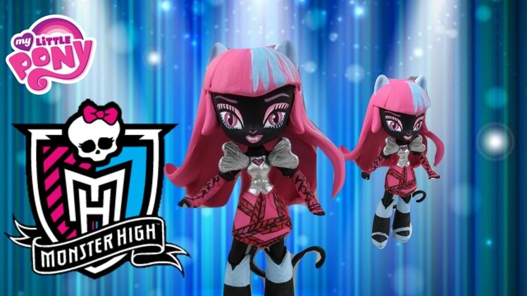 Custom Monster High Catty Noir Mini Doll | Twilight Sparkle | Start With Toys