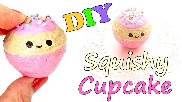 DIY Cupcake Squishy Tutorial - Make Up Sponge
