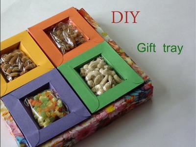 DIY Gift tray for dryfruits