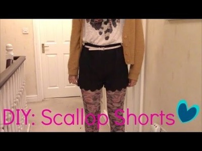 DIY: Scallop Shorts (from scratch)