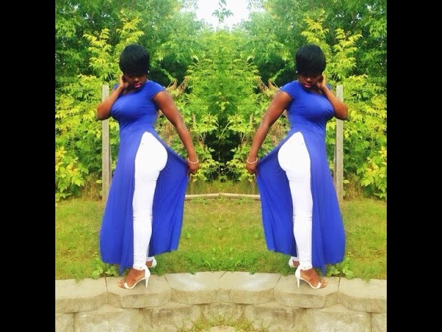 DIY: turn your maxi dress into a maxi top.tee (NO SEW IN)