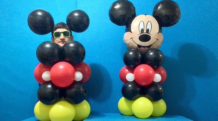 Easy Mickey Mouse Balloon Decoration!