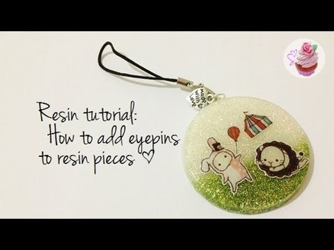 ℜesin tutorial: How to insert eyepins into resin pieces