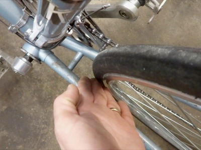Fix Rear Bike Wheel - Off Center.Rubbing Frame