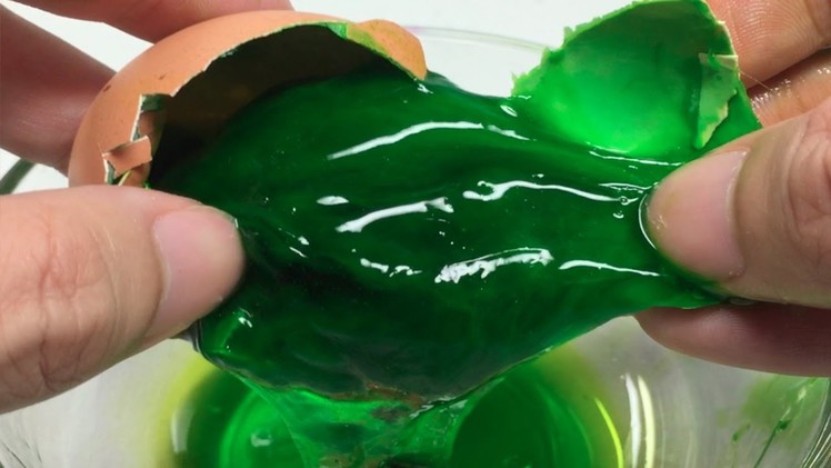 Flubber Green Slime Egg Prank Tutorial - Elieoops