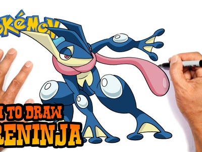 How to Draw Greninja (Pokemon)- Simple Step by Step Lesson