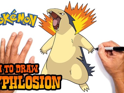 How to Draw Typhlosion (Pokemon)- Easy Art Lesson