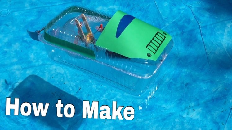 How to Make a Boat - Jet Boat (Electric. Toy) - Tutorial