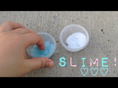 HOW to MAKE SLIME! || 2 DIFFERENT METHODS|| 2 INGREDIENTS (very easy)
