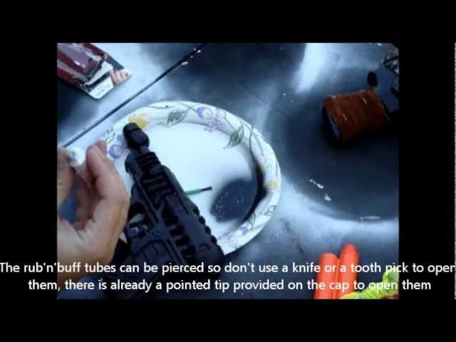 How to Paint a SciFi or Steampunk Platic Toy Gun with Rub'n'Buff Part 3 of 3