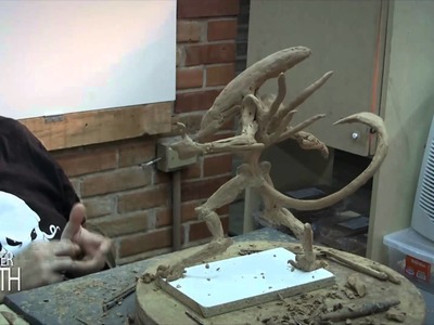 HOW TO SCULPT A ALIEN - MONSTER MONTH DAY 30