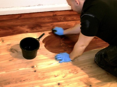 How to Stain a Wooden Floor LIKE A PRO