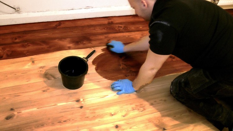 How to Stain a Wooden Floor LIKE A PRO
