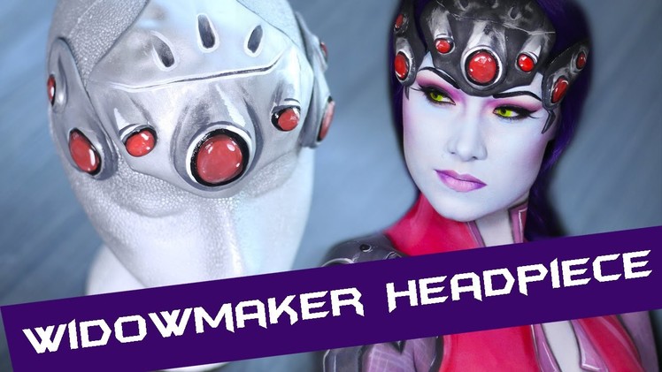 HOW TO: Widowmaker's Headpiece.Makeup Appliance