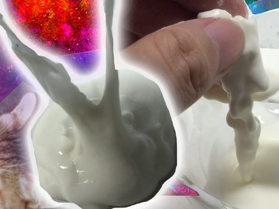 Let's Make Corn Starch Slime , Tofu Slime Putty !! - Elieoops