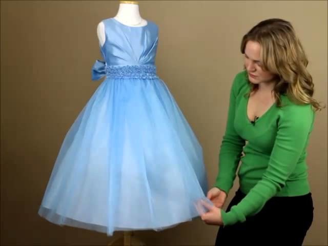 MyGirlDress.com | Dress Review: Satin Pleated Dress with Tulle Skirt