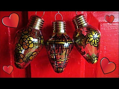 Pinterest DIY: Painted Light Bulbs
