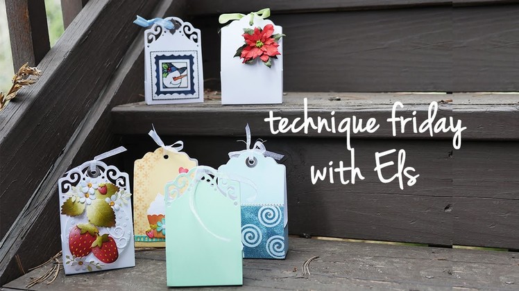 Technique Friday with Els - Tags & More Gift Box