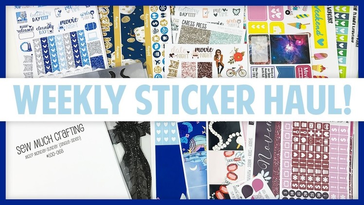 Weekly Etsy Sticker Haul!