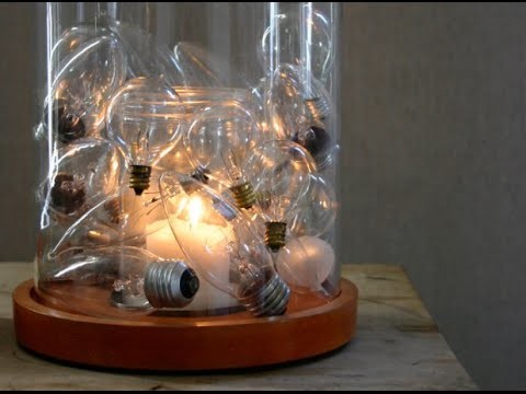 What can be made out of RECYCLING Light Bulbs