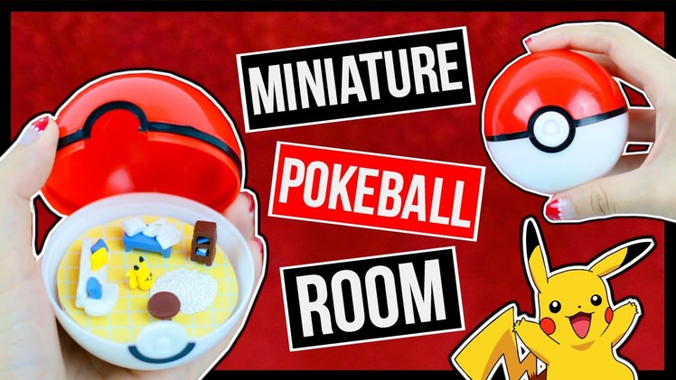 What's inside a Pokeball? Pokemon Miniature Dollhouse ♥ Mini Pikachu