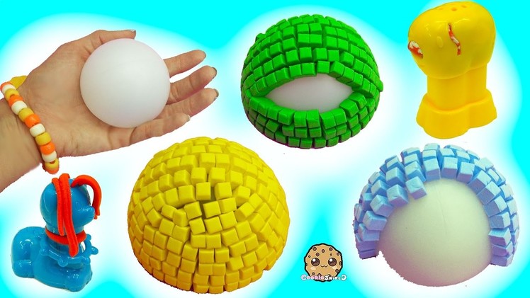 3D Mosaic Foam Animal Maker & Playdoh Growing Animals - Dollar Tree Store Crafts