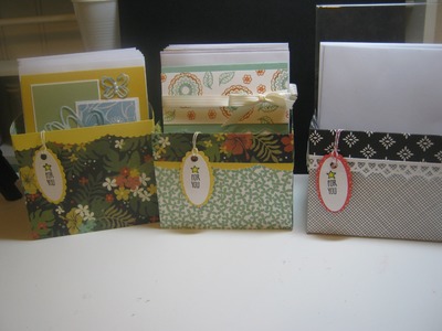 A2 Card box - One 12 x 12 DSP will hold 10-12 cards with envelopes